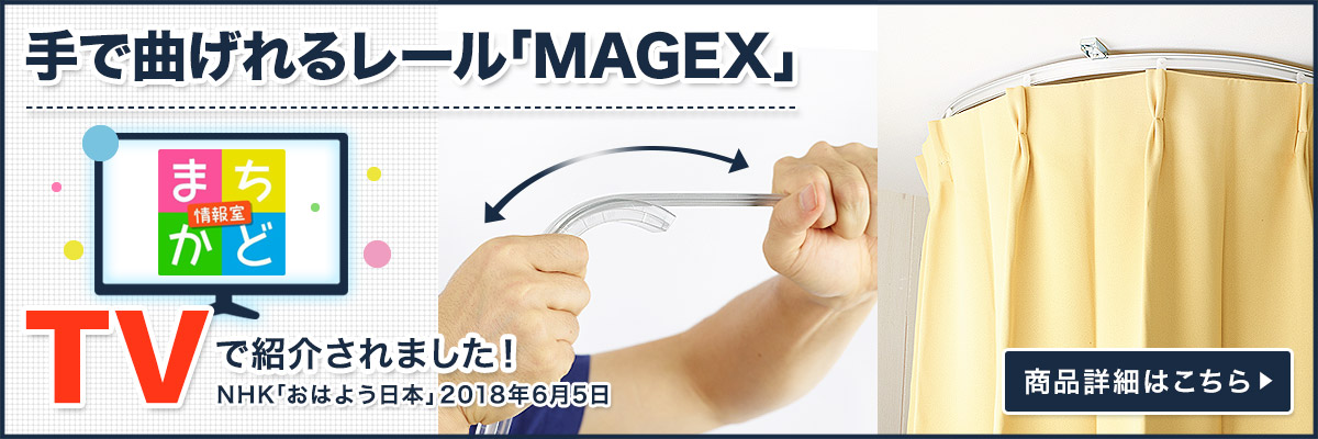 NHKおはよう日本 まちかど情報室で紹介の曲げれるレールMAGEX