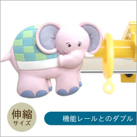 カーテンレール 機能レールとのダブル