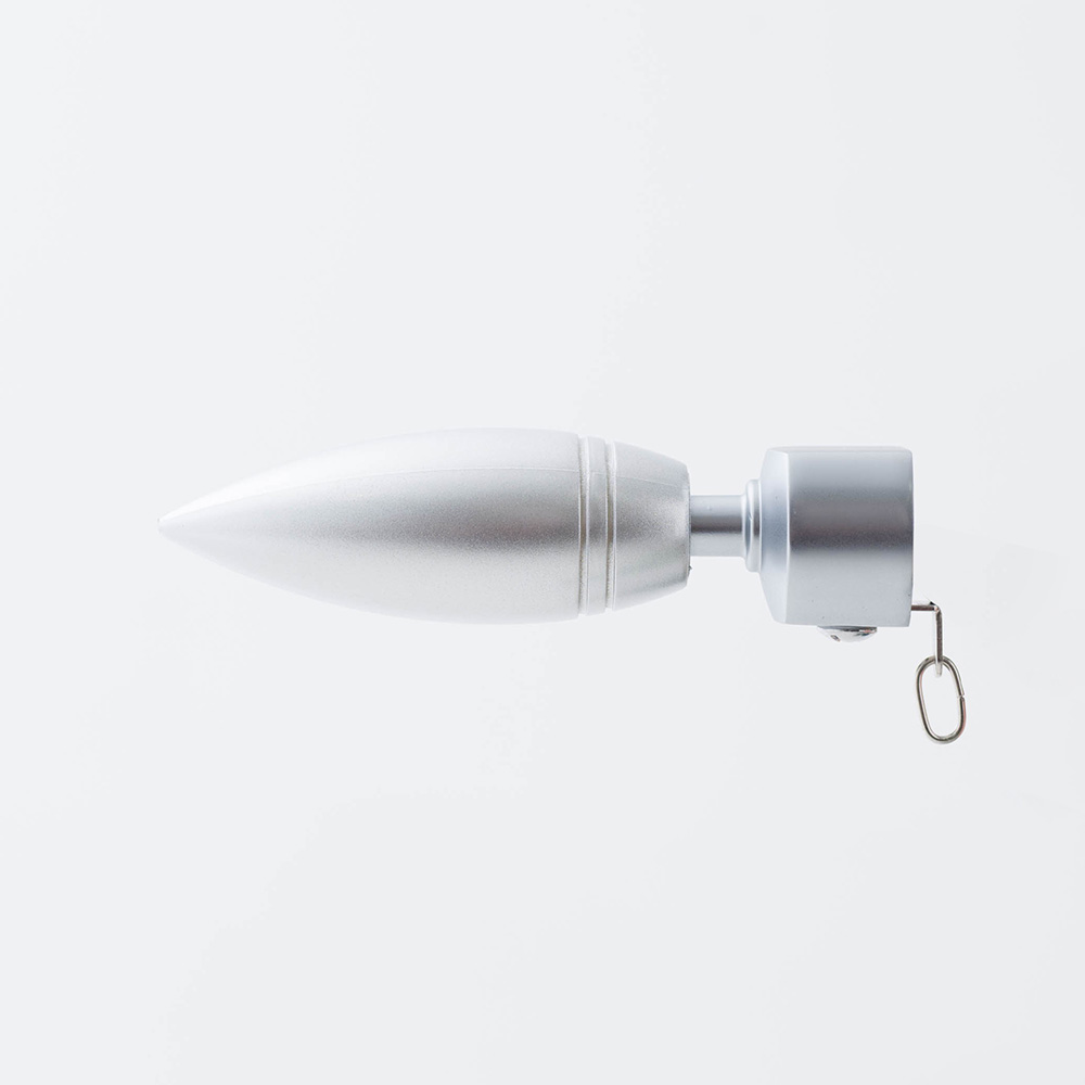 アルミ製カーテンレール アルレヴォ キャップ レール ブラック・ホワイト