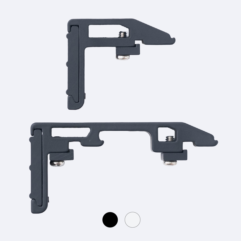 軽量・光漏れを防ぐ機能性カーテンレール Alulevo・アルレヴォ部材 ブラケット