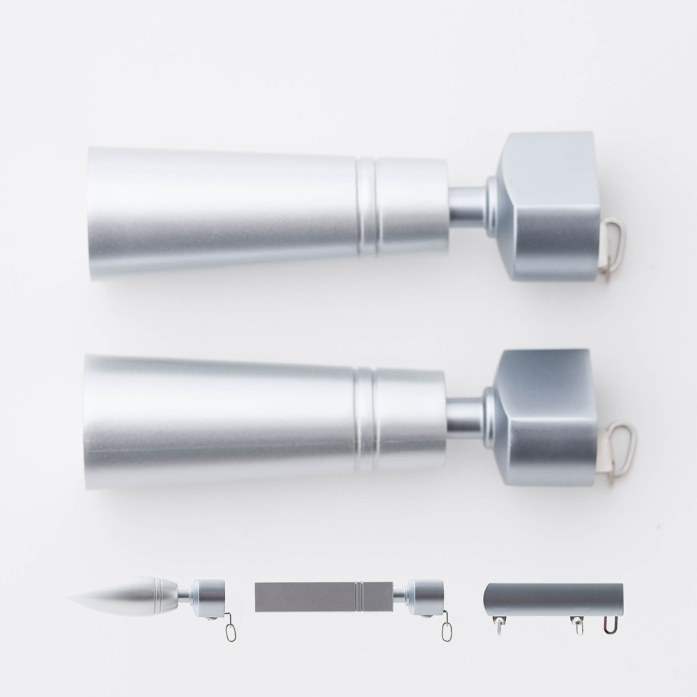 軽量・光漏れを防ぐ機能性カーテンレール Alulevo・アルレヴォ部材 伸縮用キャップ