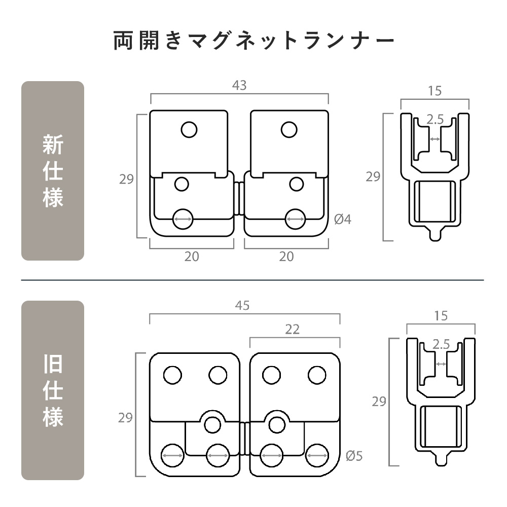 手曲げカーブレール MAGEX(マゲックス) レール単品