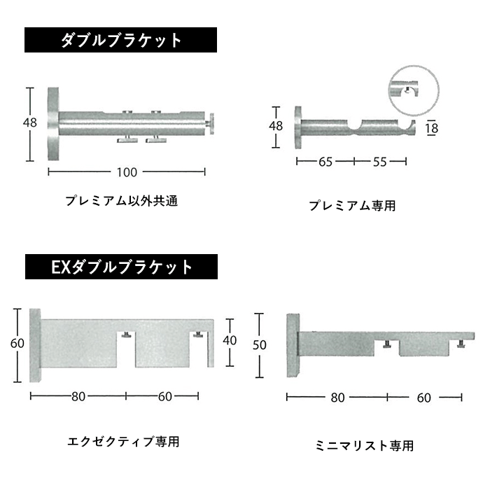 ADIUMシリーズ ブラケット単品